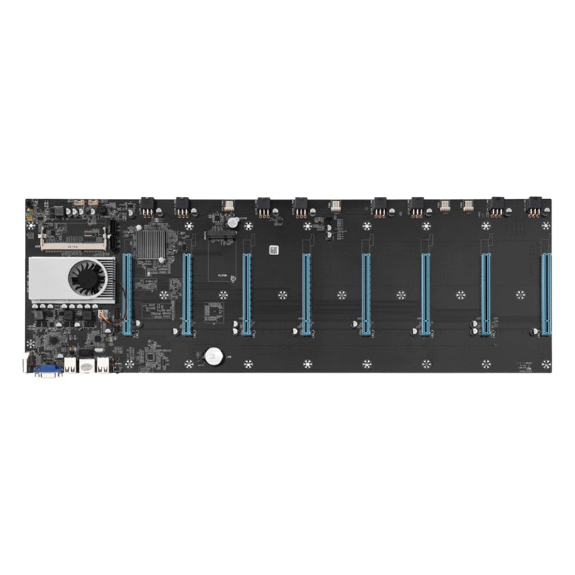 Jinsha S37 многослотовая материнская плата, встроенный радиатор процессора, шаг 65 мм, память DDR3, жесткий диск MSATA