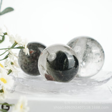 厂家批发天然水晶幽灵水晶球乔迁开业送礼家居玄关装饰摆设品专用