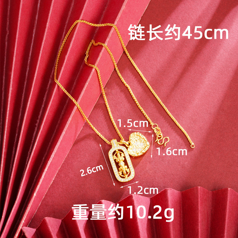 Collar de pestle de diamante de amor x3048