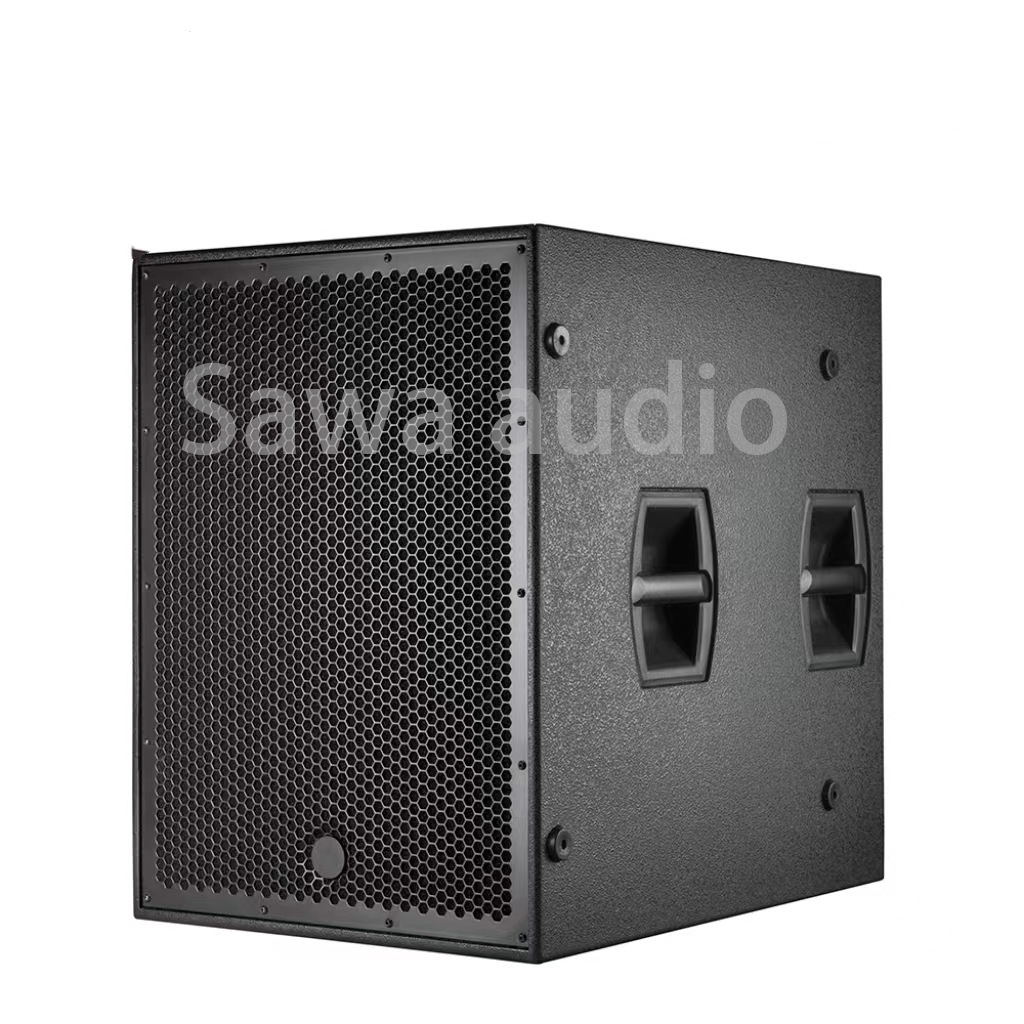 Un solo subwoofer de 21 pulgadas altavoces profesionales al aire libre altavoces de alta potencia conferencias bar escenario sonido de matriz lineal