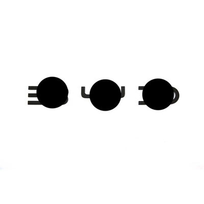 Other Automotive Interior Supplies Yuan Plus - for-meta-plusatto-3-not-compatible-with-newer-modelsfront-grille-emblem-3-piece-set-abs-carbon-fiber-texture