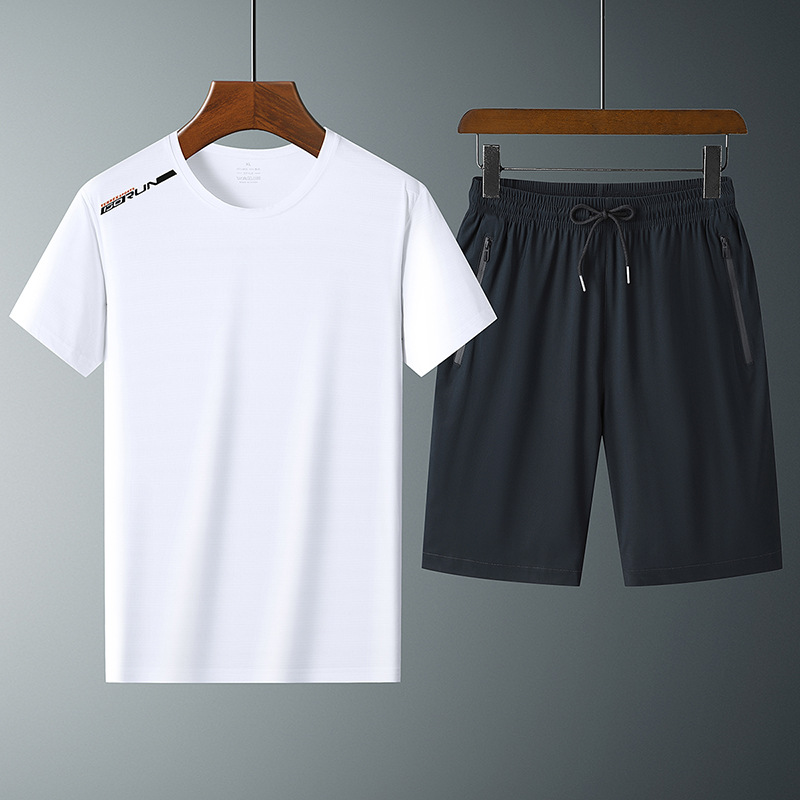 2023 más tamaño pantalones cortos deportivos de seda de hielo al por mayor