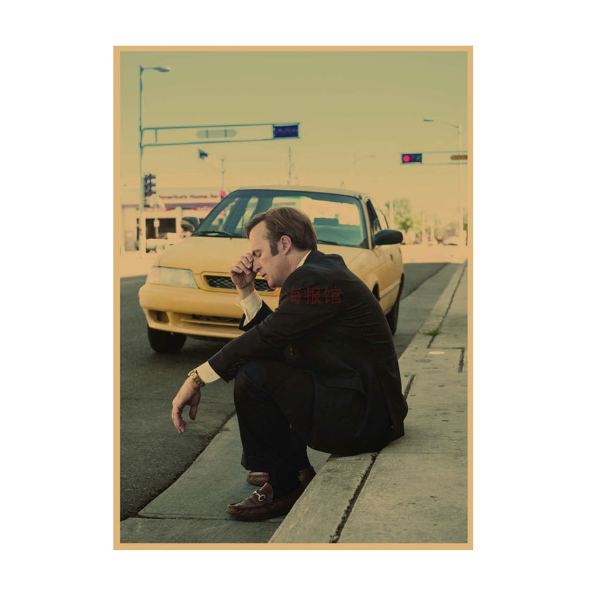 American TV coqueta abogado Better Call Saul poster Bar Cafe Kraft papel decorativo pintura de pared 542