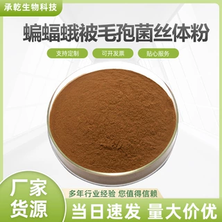蝙蝠蛾被毛孢菌丝体粉 冬虫夏草菌丝体粉 500g/袋起 厂家包邮