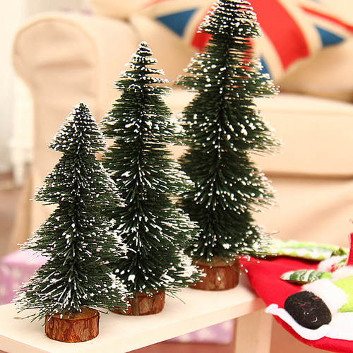 Mini Christmas tree, tabletop pine needle tree, flocked tree tower, Christmas decoration supplies cross-border supply