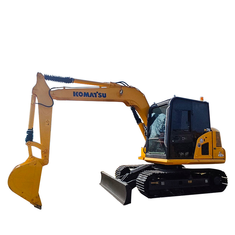 Japón original Komatsu de segunda mano noventa por ciento nueva excavadora agrícola miniatura de 7 toneladas PC70 PC55