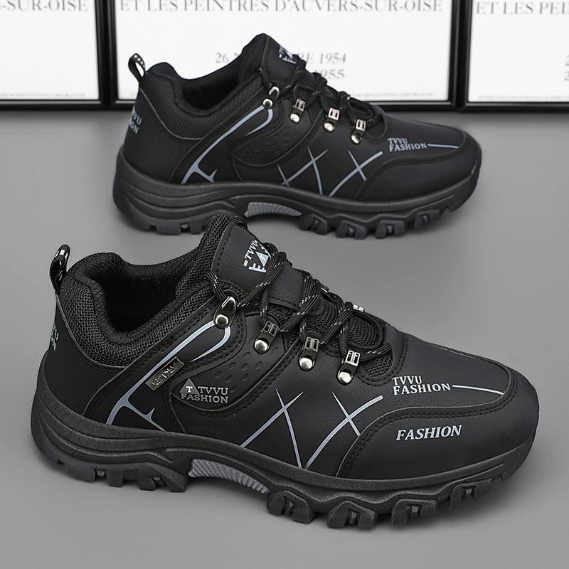 Весенняя новая походная обувь мужская обувь дышащая строительная площадка нескользящая и износостойкая спортивная повседневная рабочая обувь обувь для мужчин