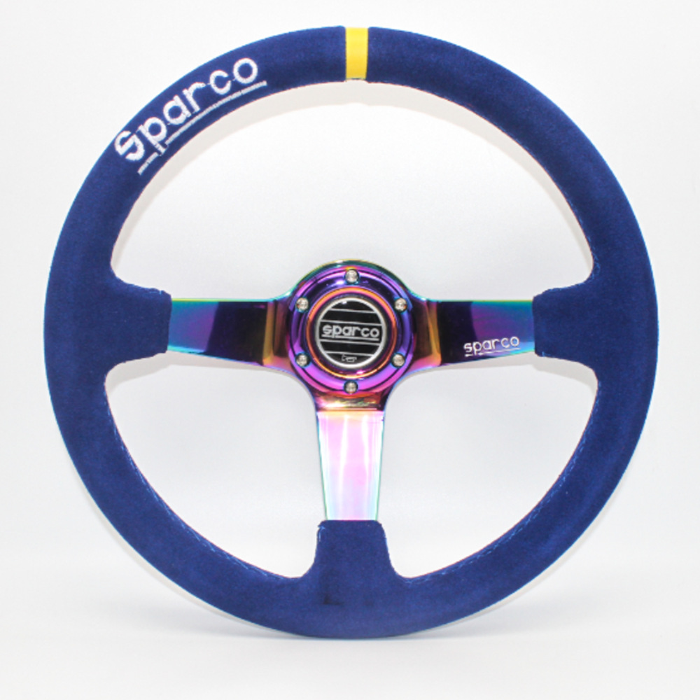 Universal – 14 inch Sparco Steering wheel - blue