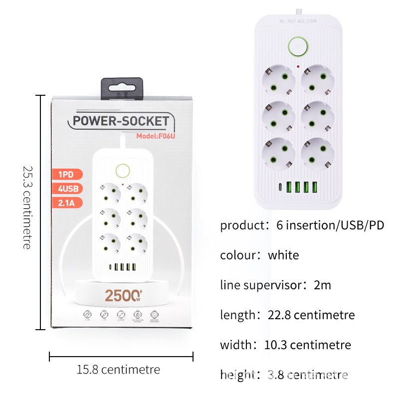 Fabricante doméstico USB TYPE-C teléfono móvil cargador estándar europeo enchufe de conector estándar europeo