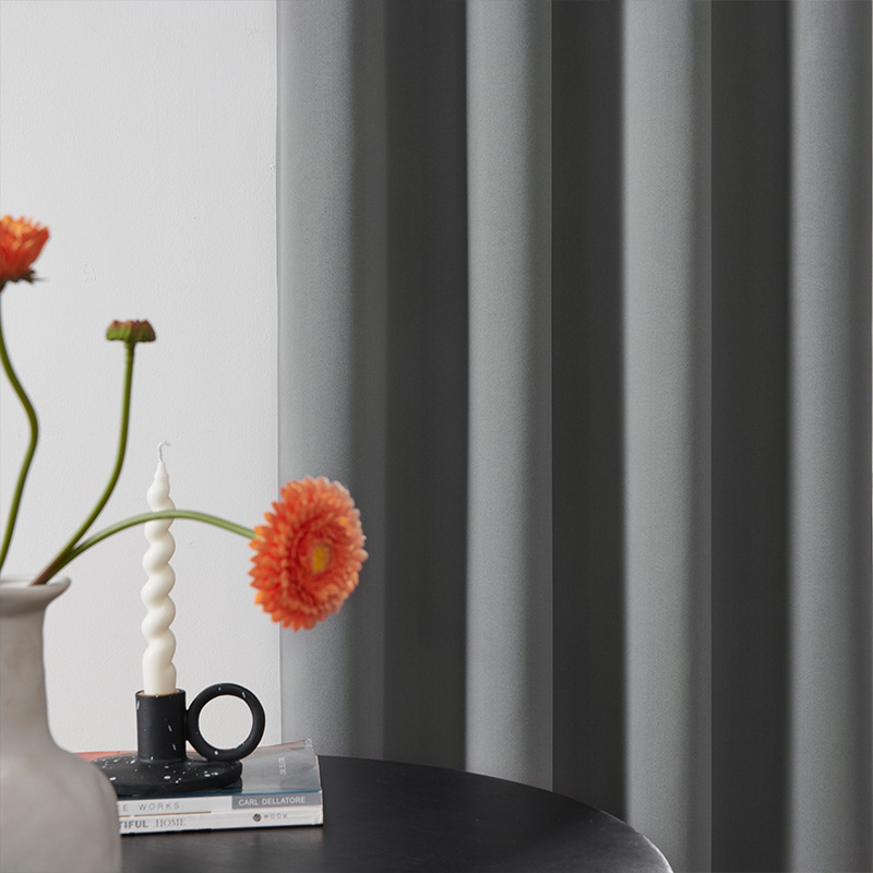 Shaoxing cortina de fábrica transfronteriza cortina de tela digital plana engrosada mate sombreado aislamiento térmico cortina de alta precisión producto terminado