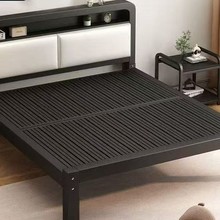 铁架床家用卧室双人床加粗加厚加固不锈钢出租房钢架单人床铁艺床