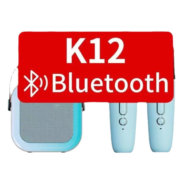 K12 Bluetooth スピーカー ミニポータブルカラオケマイクワイヤレス Bluetooth オールインワンカラオケ歌う家族 KTV|undefined
