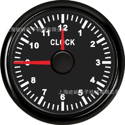 Clock 12H Universal Timetable: automobile instrument