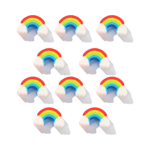 Colorful Bridge Rubber Eraser for Children, Students, Learning Purpose, Cartoon Mini Rainbow Style Rubber Eraser, Wholesale