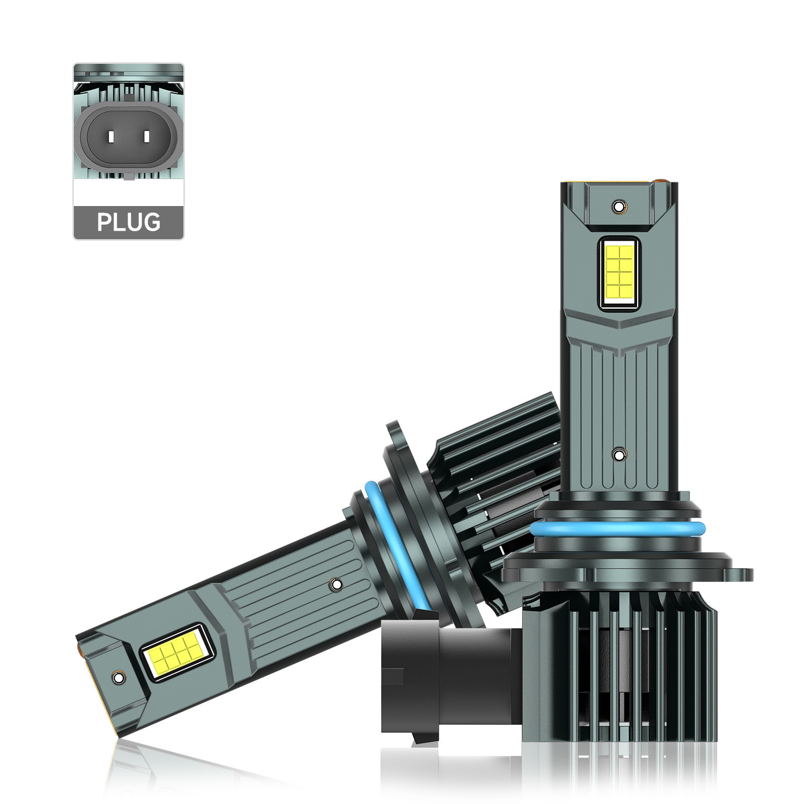 SENROBO transfronterizo venta caliente automóvil condujo faro H7 enchufe directo de alto brillo H4 cerca de alto brillo integrado image 11