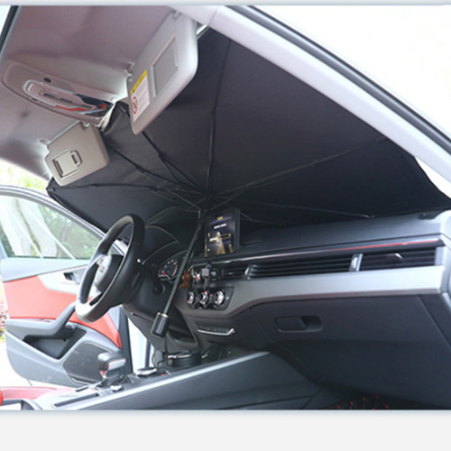Wholesale Car Sunshade Titanium Silver Open Silver Glue Folding Umbrella Car Glass Sun Protection UV Blocking Heat Insulation Front Screen