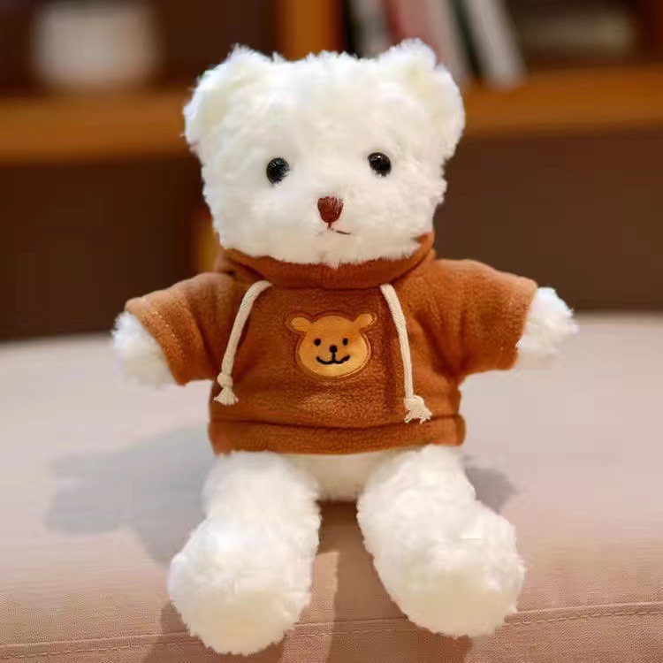 Oso de peluche vestido Oso de peluche muñeca Oso de trapo abrazo Panda juguetes de peluche regalos fabricantes al por mayor