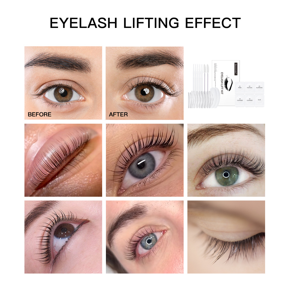 ibcccndc Eyelash perming set, disposable cold eyelash perming tool, simple eyelash perming and curling set Application Scenario