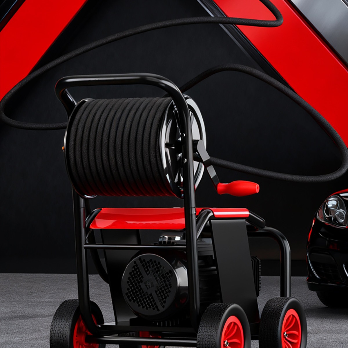 Black Cat Commercial Car Wash Machine 220v Ultra-High Pressure Washer High-Power Industrial Grade Pressure Water Gun Pump for Floor Cleaning