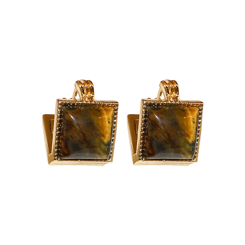Set di collane con fibbia per orecchie a forma di fiore di moda retrò in stile designer Set di gioielli di moda con catena di maglione elegante e di fascia alta_voghion.com