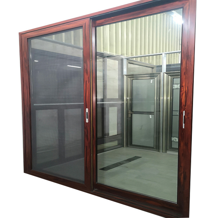 Factory Direct Sales 126 Series Balcony Window Screen Integrated Sliding Door Living Room Bedroom Tempered Double-Layer Glass Sliding Door