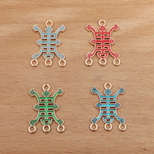 DIY配件古风宫廷步摇发簪材寿字合金(12570)