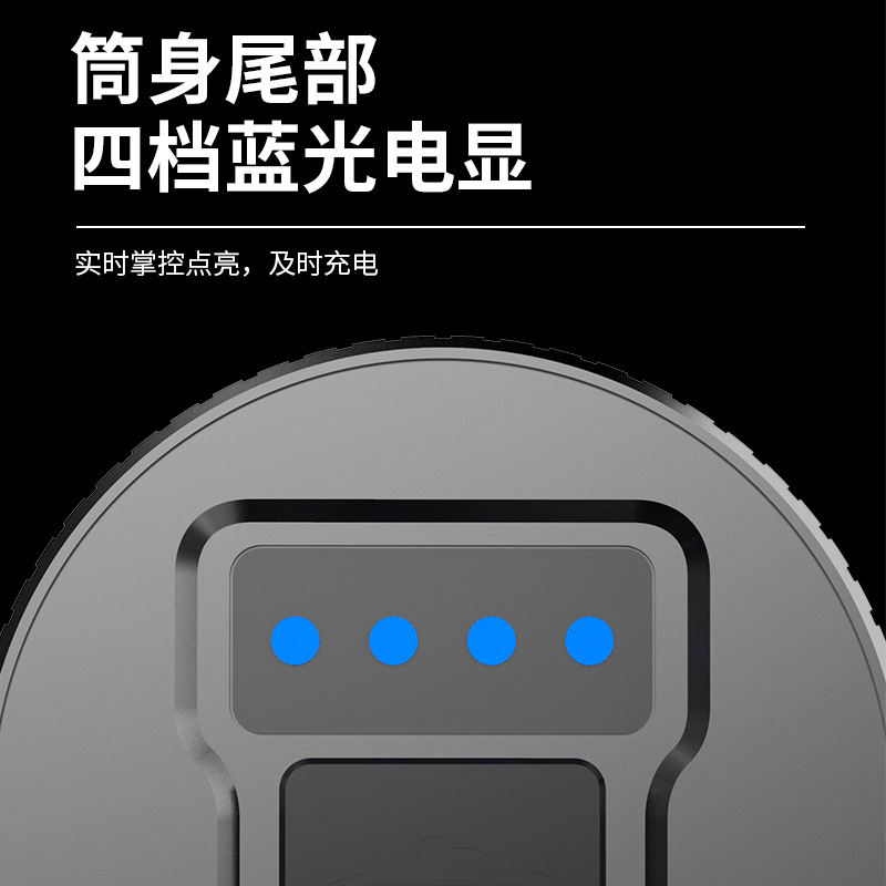 Fábrica generación blanco linterna láser al aire libre de largo alcance fuerte luz iluminación linterna de largo alcance zoom linterna de aleación de aluminio