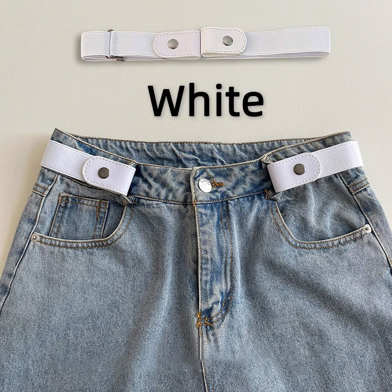 Dispositivo de cintura perezoso, modelos elásticos, jeans ajustables para hombres y mujeres, todo fósforo, sin perforación, hebilla de segundos, cinturón de alta elasticidad