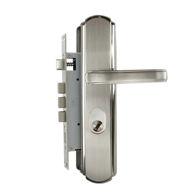 Cerradura de puerta de acero inoxidable gruesa personalizada acero inoxidable 304 cerradura de panel a prueba de robo 6068 cerradura de puerta