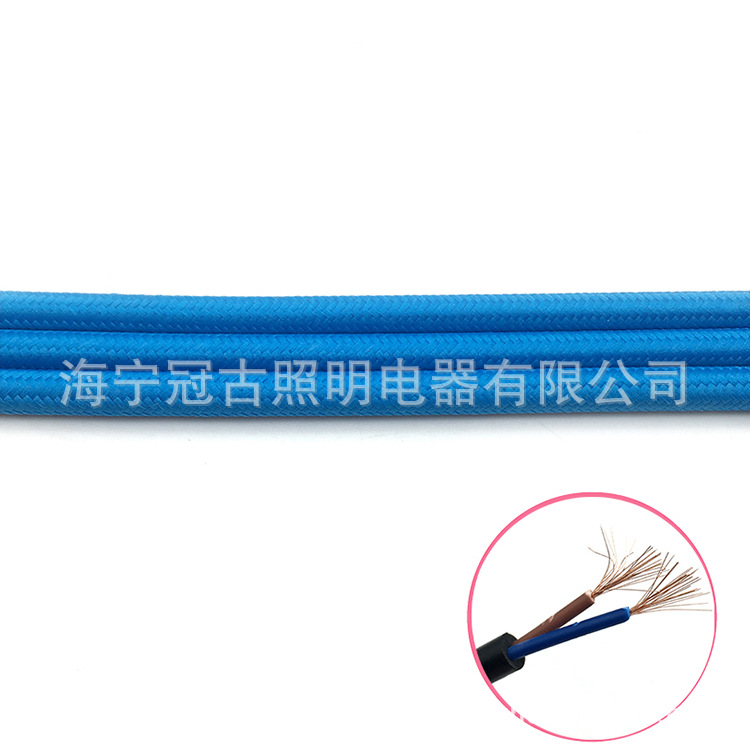 仿古编织电线 复古装饰吊灯电源线 时尚创意咖啡厅灯饰配件灯线