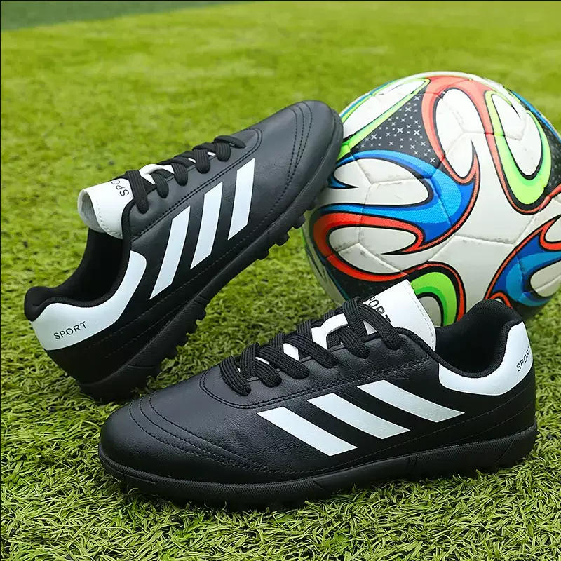 中小学生足球鞋批发碎钉男橡胶防滑运动鞋青少年户外运动训练鞋