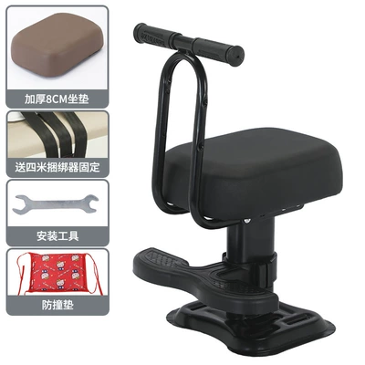Battery Motorcycle Child Safety | Motorcycle child seat - heavy-duty-black-hummer-recliner-chair-with-armrests-and-footrest-single-seat