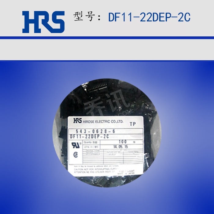 DF11-22DEP-2C Hirose/HRS/ ԭװ 30.0 mΩ Max.