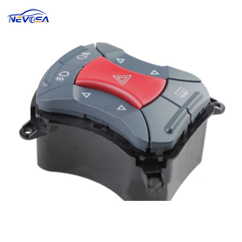 735297542 is suitable for 2000-2005 Fiat Doblo hazard warning light switch hazard signal switch