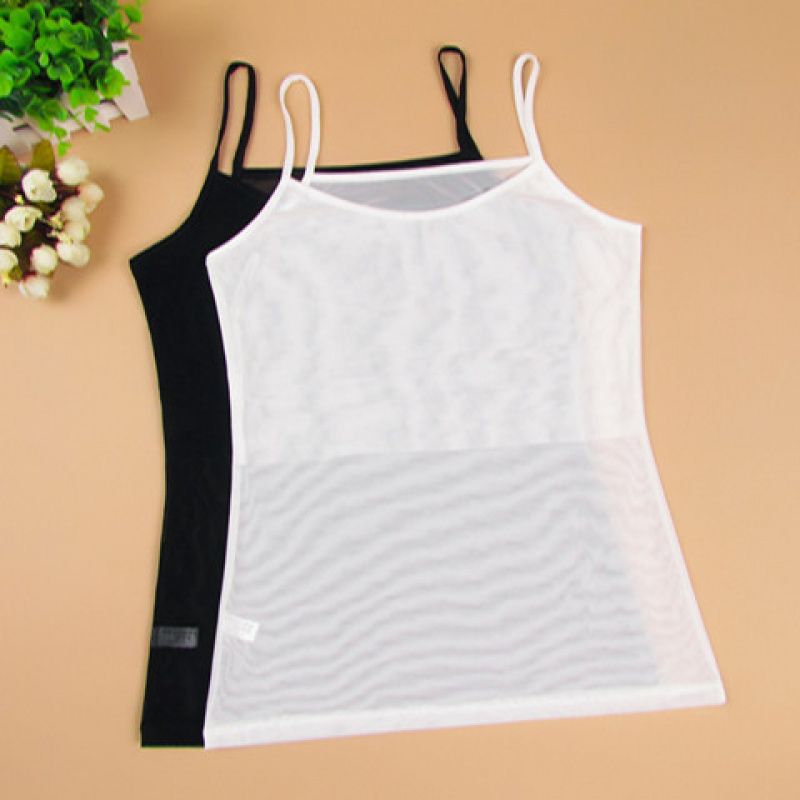 Summer sexy thin top with cups