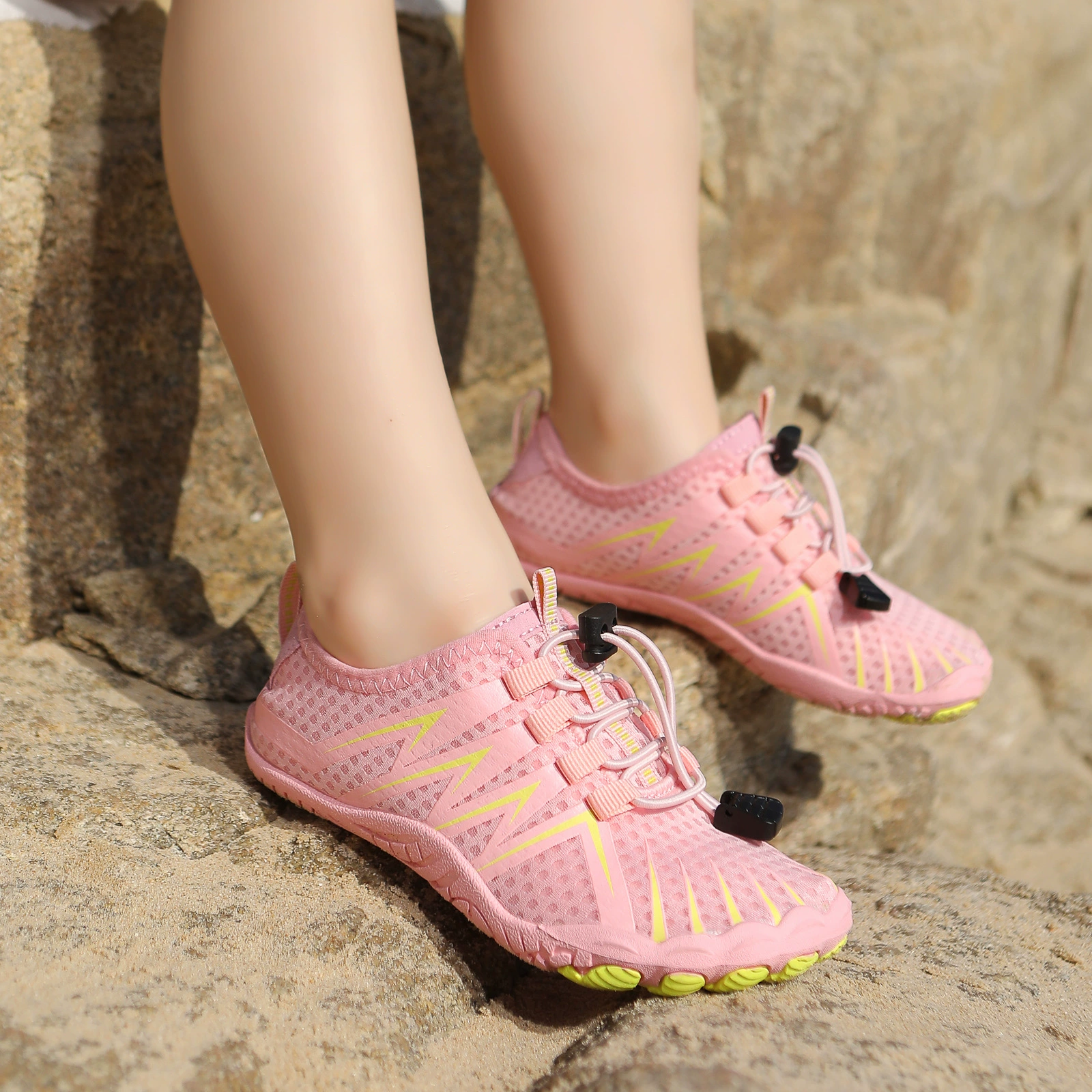 Детская пляжная обувь для плавания для родителей и детей, спортивная обувь для отдыха, фитнеса, скакалка, нескользящая дышащая обувь для босиком, обувь для походов и скалолазания на открытом воздухе