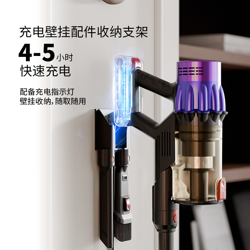 亚马逊热销吸尘器无绳家用40000pa大吸力 大功率便捷手持式家用吸|undefined