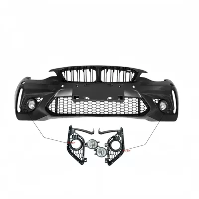 Big Surrounded Front Bumper Assembly Imported 1 Series - model-with-fog-lights-200