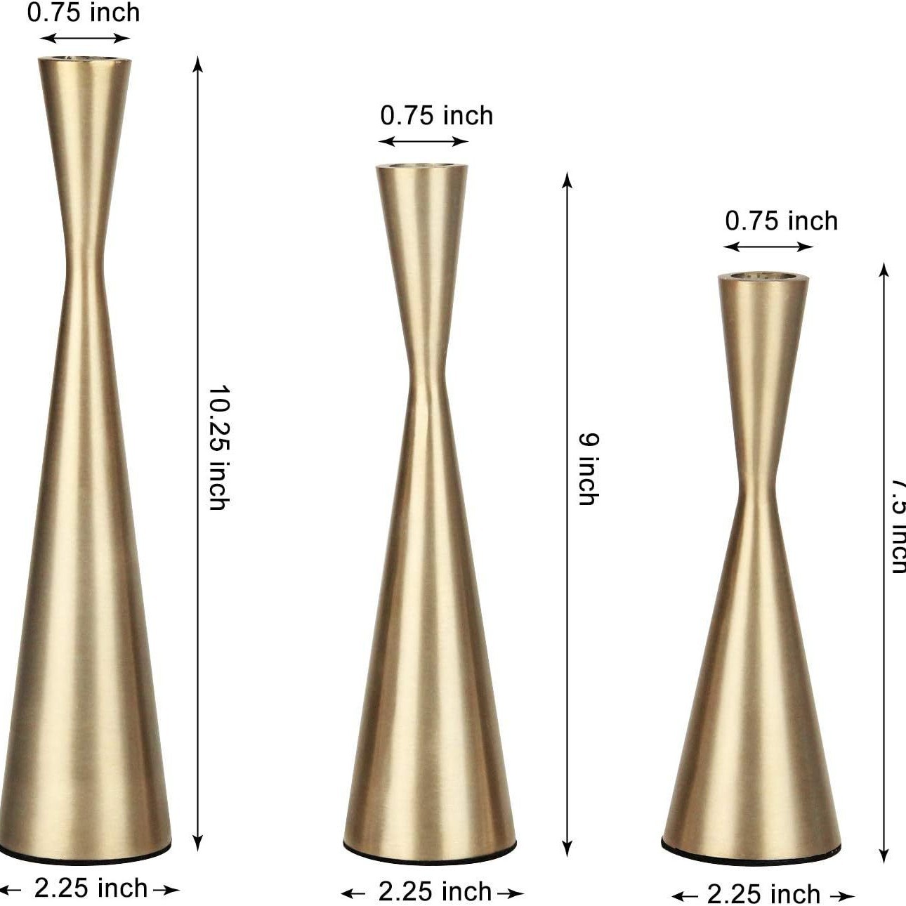 Candelabro de hierro forjado Candelabro de oro simple Cena romántica Candelabro de boda Candelabro Hotel Decoración de boda Accesorios y adornos