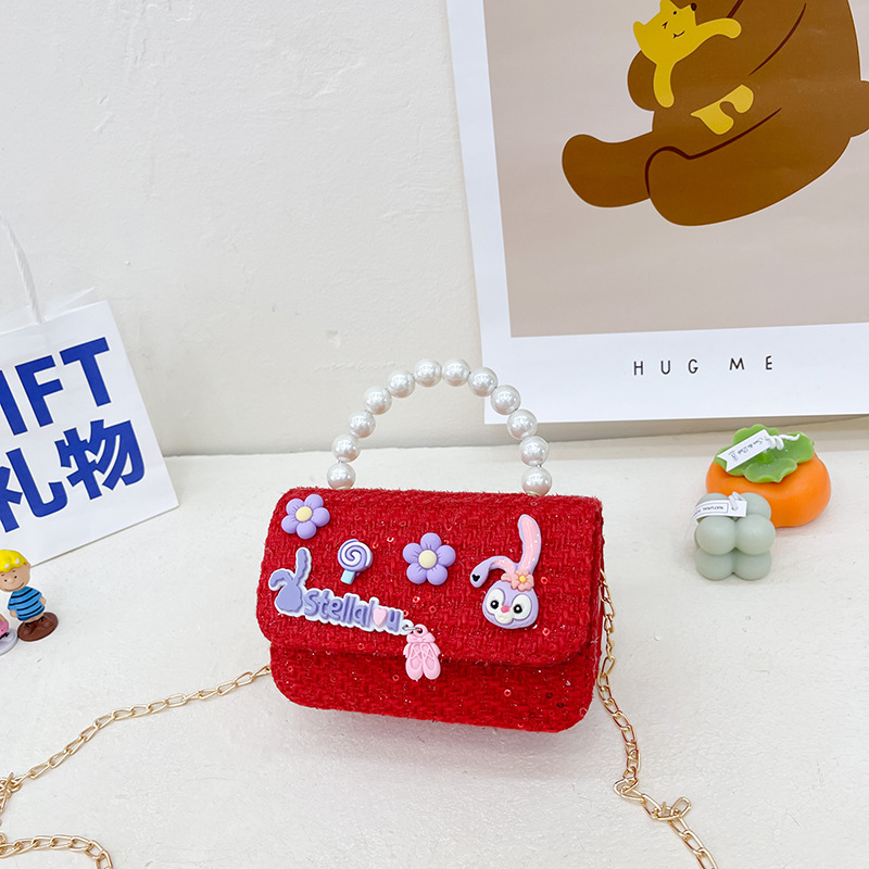 Bolsa de mensajero para niños hombro moda occidental princesa estilo coreano niña linda bebé 2022 nuevo bolso monedero