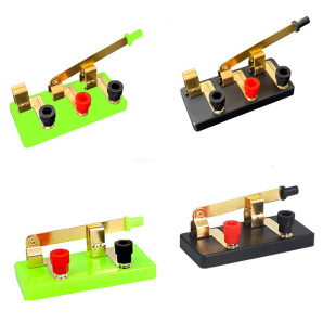 Copper Single-Pole Single-Throw Switch Single-Pole Switch Single-Pole Double-Throw Middle School Physics Experimental Equipment Teaching Instrument