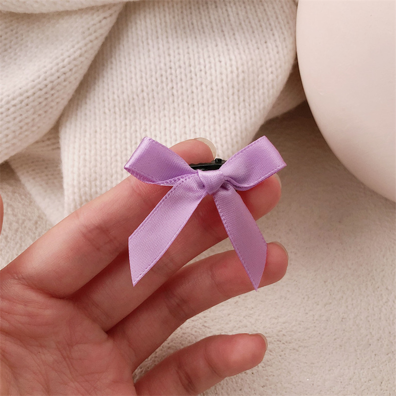 Nuevo cinturón fresco pequeño lateral toque de cabello ballet dulce arco azul trenzado clip para el cabello