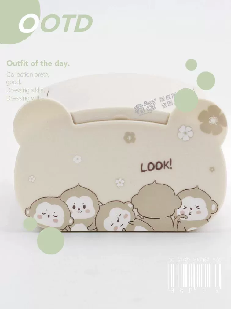 Handheld cartoon storage box