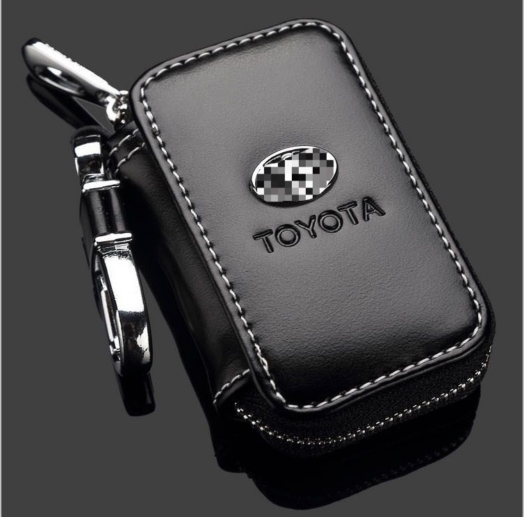 Suitable for Toyota Corolla Camry Crown Ralink Reiz Highlander Rav4 Leather Car Key Bag