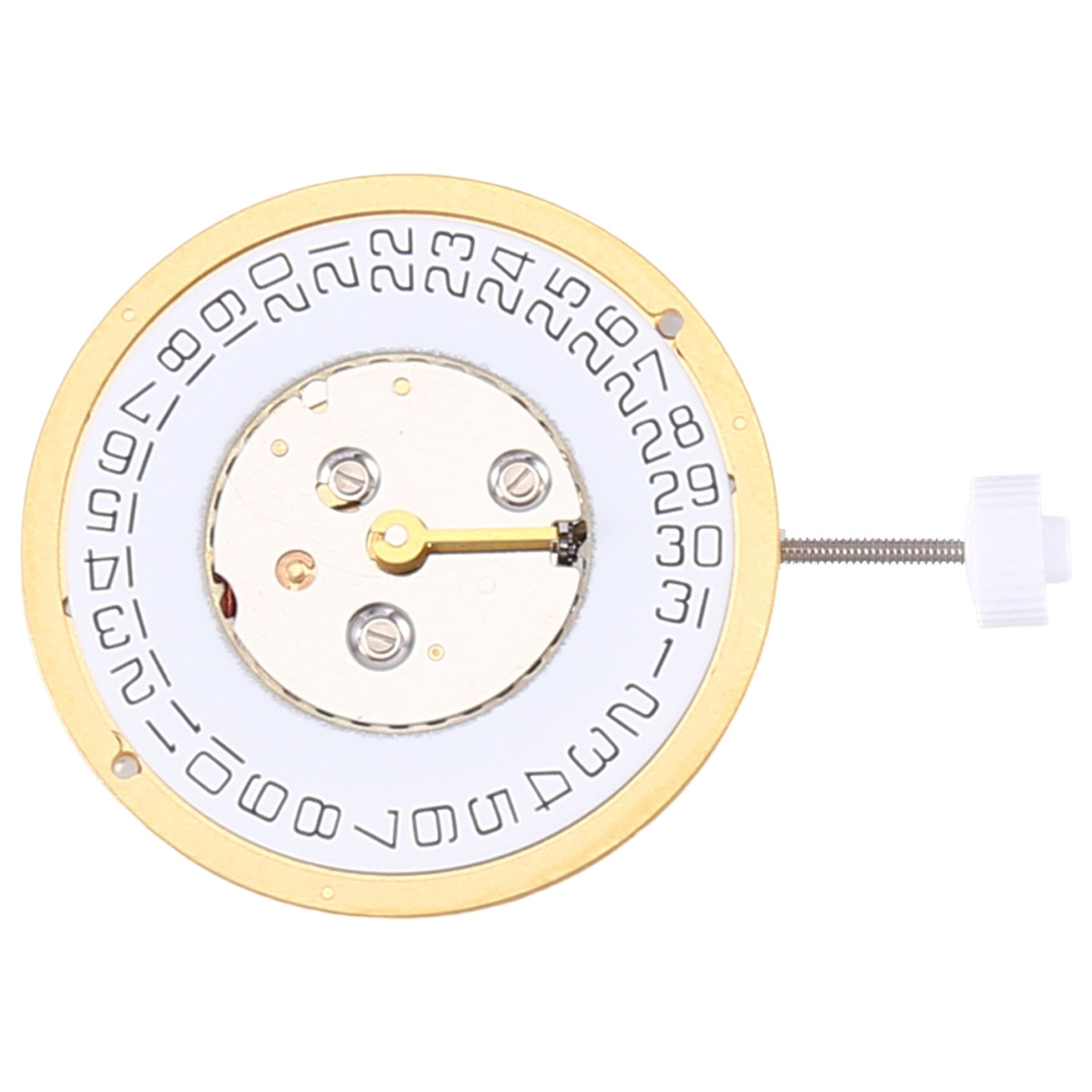 手表机芯配件 原装全新ISA 220 ISA220 石英两针机芯 单日历3点