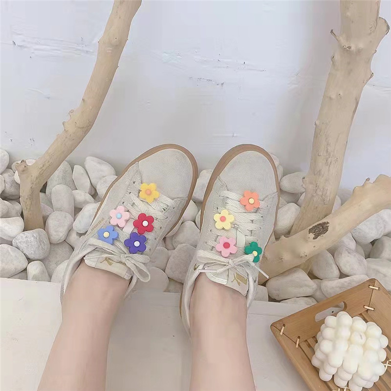 Comfort Function Flower Pattern Flower Shoe Accessories Resin Comfort Slippers All Seasons Shoe Buckle