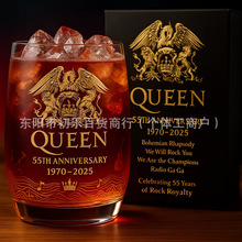 Queen&ndash;55th Anniversary WhiskeyGlass�ʺ��55������ʿ�ɾƱ�