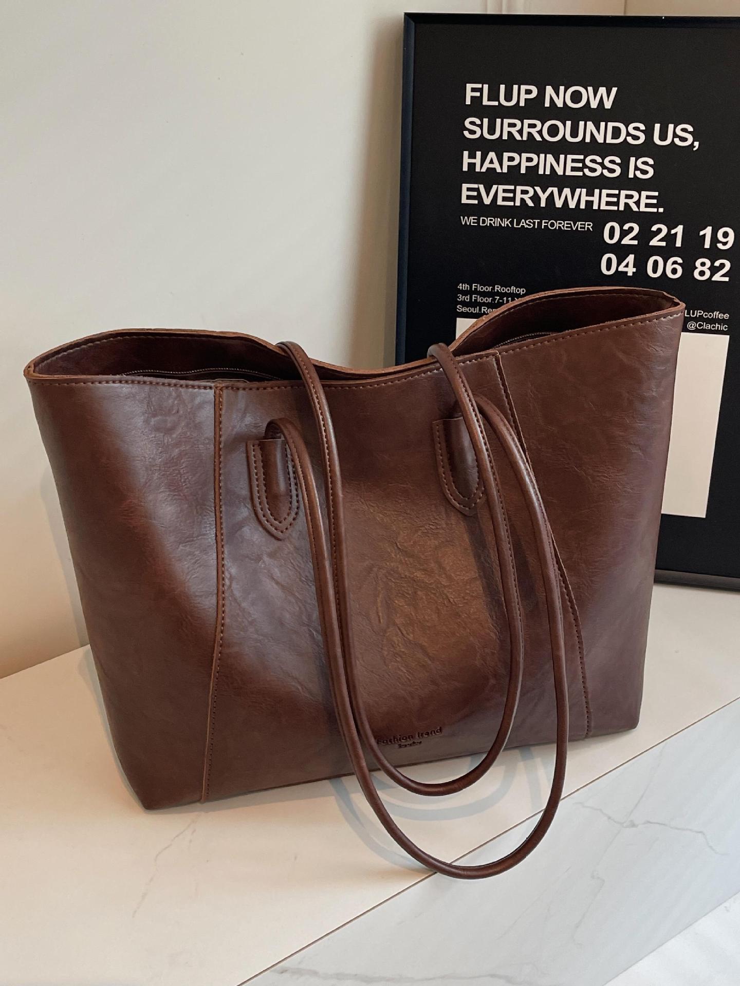 Bolsa de mano transfronteriza de gran capacidad para mujeres 2025 nueva bolsa de brazo portátil de viaje de alta calidad bolso de hombro casual