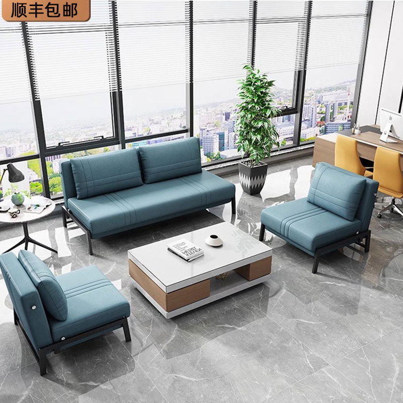 科技布小户型单人沙发床可折叠两用午休床客厅阳台办公多功能沙发