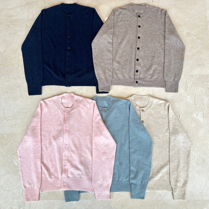 26 Autumn New Women's Korean-Style Gentle, Age-Reducing, Versatile, Soft, and Comfortable Round-Neck Long-Sleeve Knitted Cardigan 0811e6